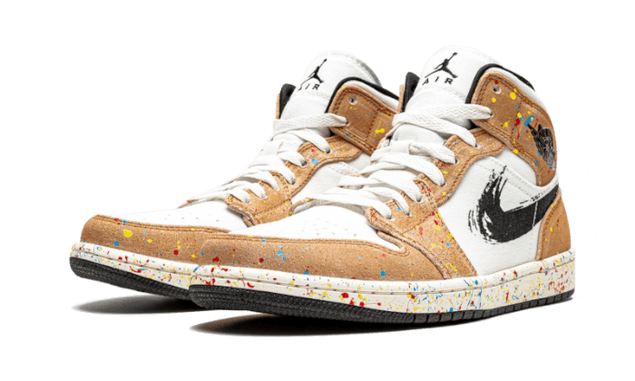 Air Jordan 1 Mid SE Brushstroke - DA8005-100