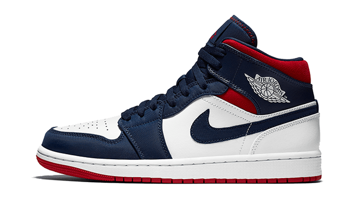 Air Jordan 1 Mid SE USA - 852542-104
