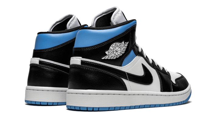 Air Jordan 1 Mid Royal Black and Blue - BQ6472-102