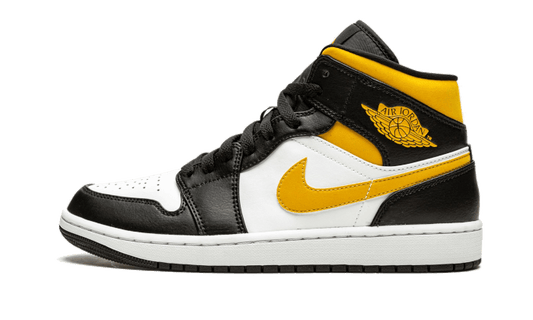 Air Jordan 1 Mid White Pollen Black - 554725-177
