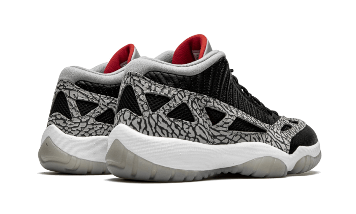 Air Jordan 11 Retro Low IE Black Cement - 919712-006