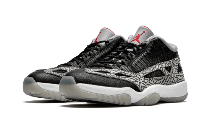 Air Jordan 11 Retro Low IE Black Cement - 919712-006