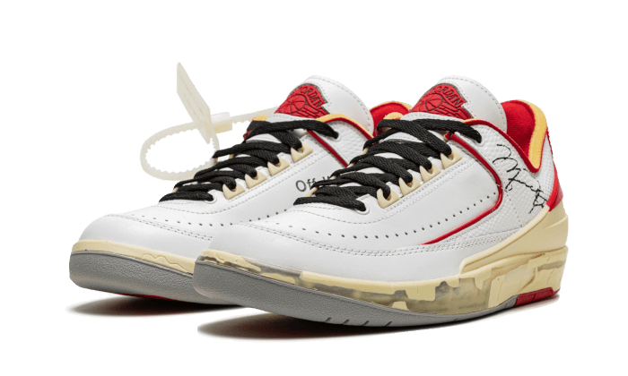 Air Jordan 2 Retro Low SP Off-White White Red - DJ4375-106A
