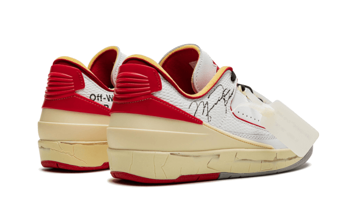 Air Jordan 2 Retro Low SP Off-White White Red - DJ4375-106