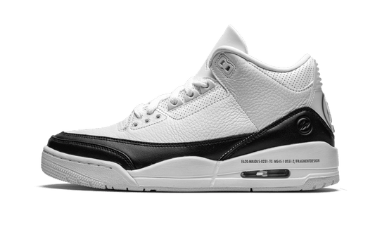 Air Jordan 3 Retro Fragment White Black - DA3595-100