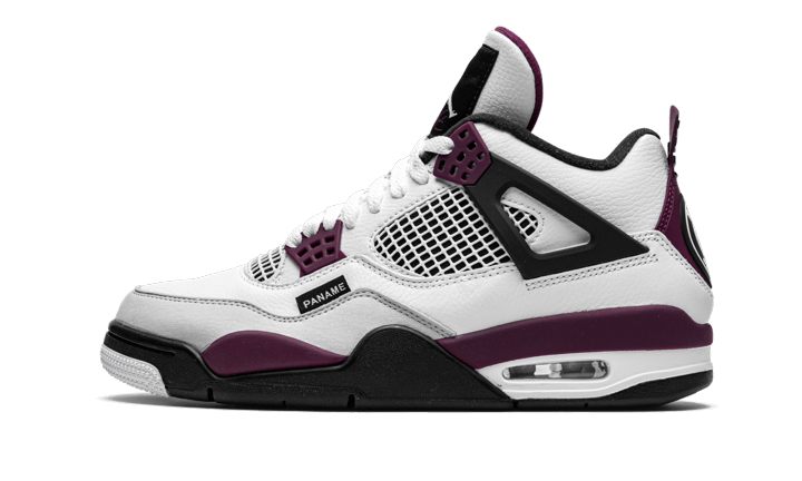 Air Jordan 4 PSG Neutral Grey Bordeaux - CZ5624-100