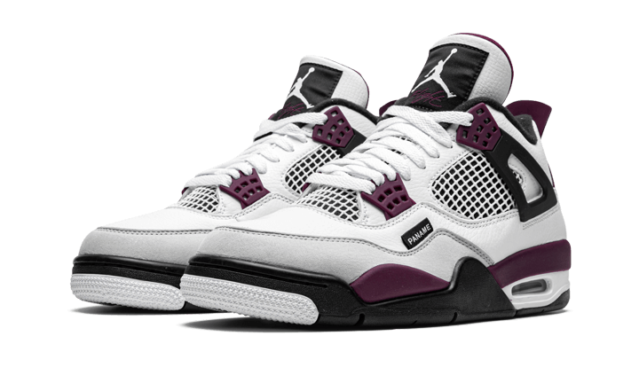 Air Jordan 4 PSG Neutral Grey Bordeaux - CZ5624-100