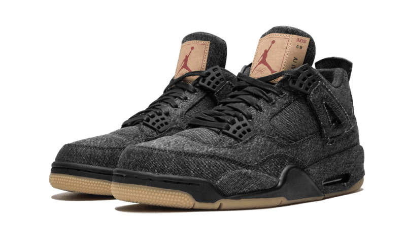 Air Jordan 4 Retro Levis Black