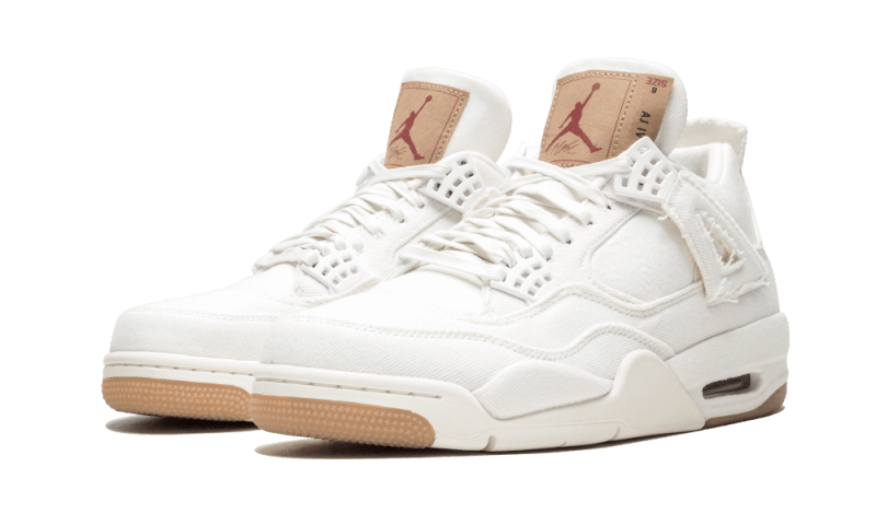 Air Jordan 4 Retro Levis White