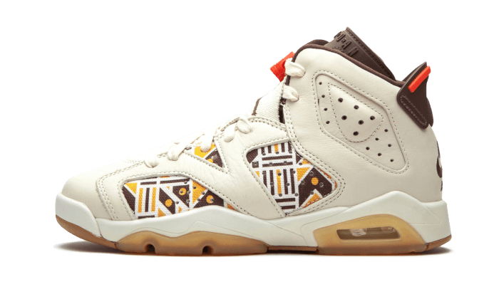 Air Jordan 6 Retro Quai 54 Sail Brown (2020) - CZ6506-100