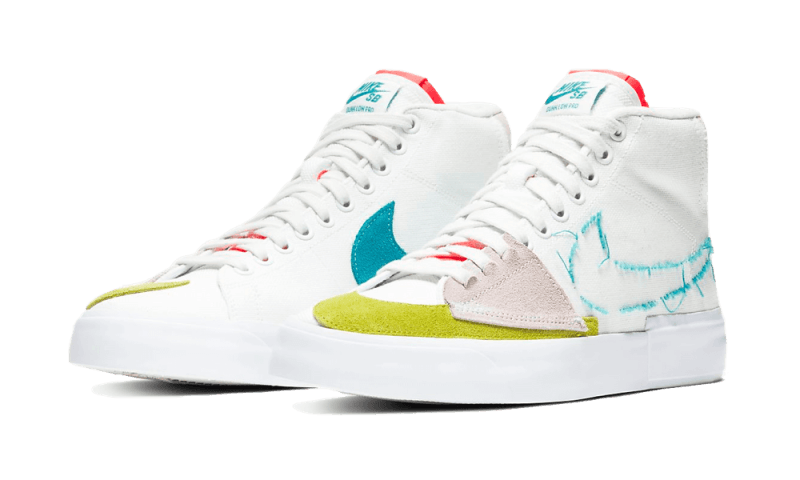 Nike Blazer SB Mid Edge Hack Pack White Multi - CI3833-101