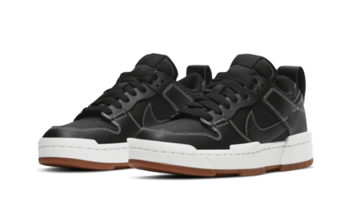 Nike Dunk Low Disrupt Black White Gum - CK6654-002