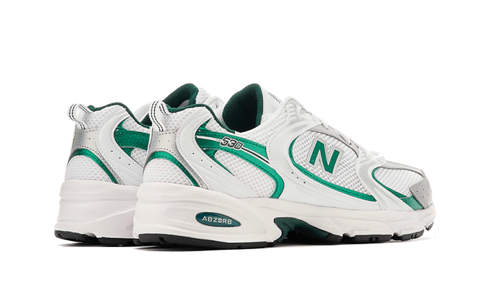 New Balance 530 White Nightwatch Green 