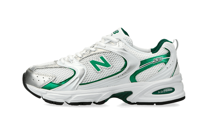 New Balance 530 White Nightwatch Green 