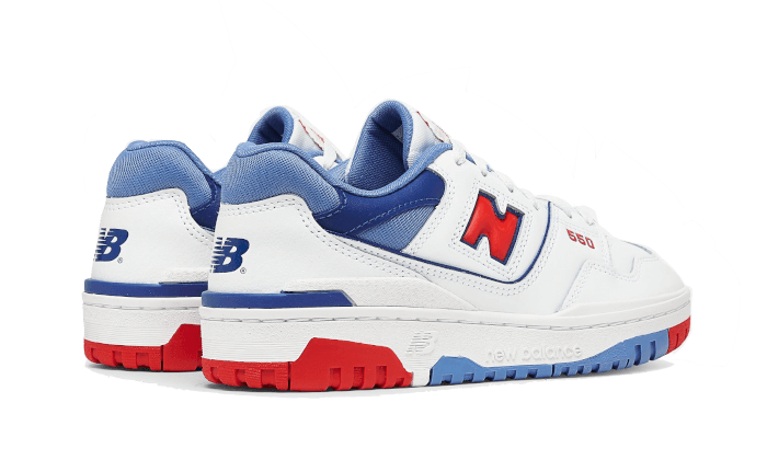New Balance 550 White True Red