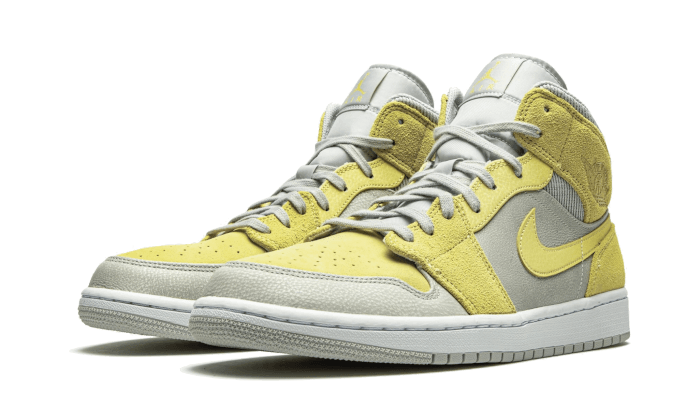 Air Jordan 1 Mid Mixed Textures Yellow - DA4666-001