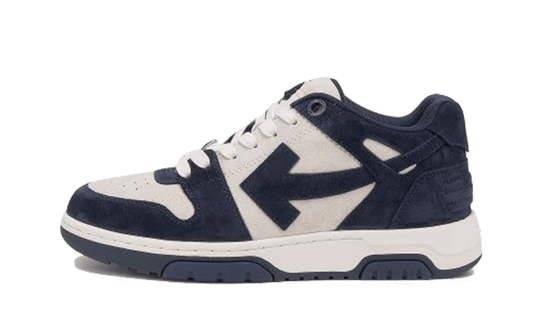 Off-White Out Of Office “OOO” Suede Navy Blue White