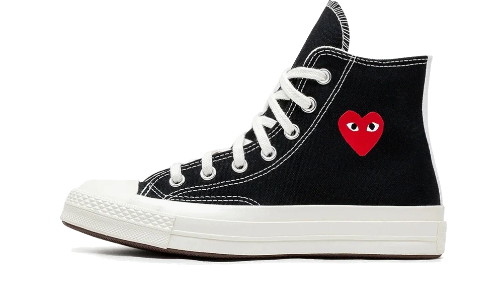 PLAY Comme des Garçons Single Heart Chuck 70 Black High