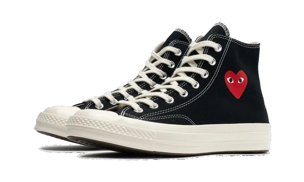 PLAY Comme des Garçons Single Heart Chuck 70 Black High