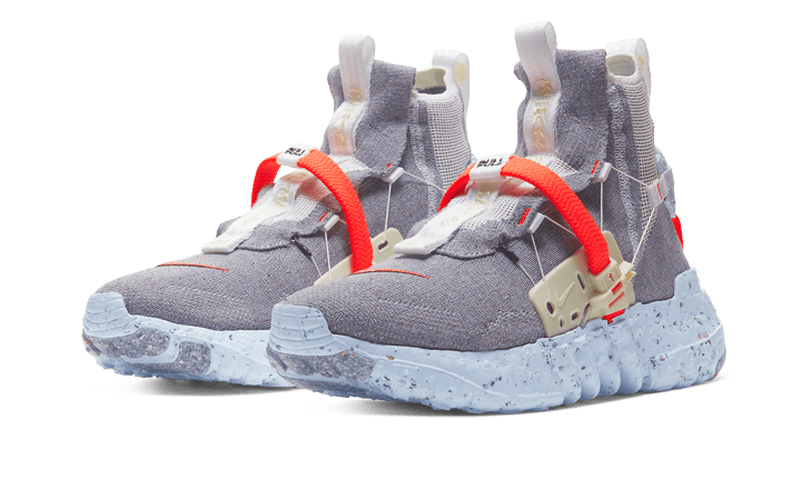 Nike Space Hippie 03 Vast Grey Hyper Crimson - CQ3989-001